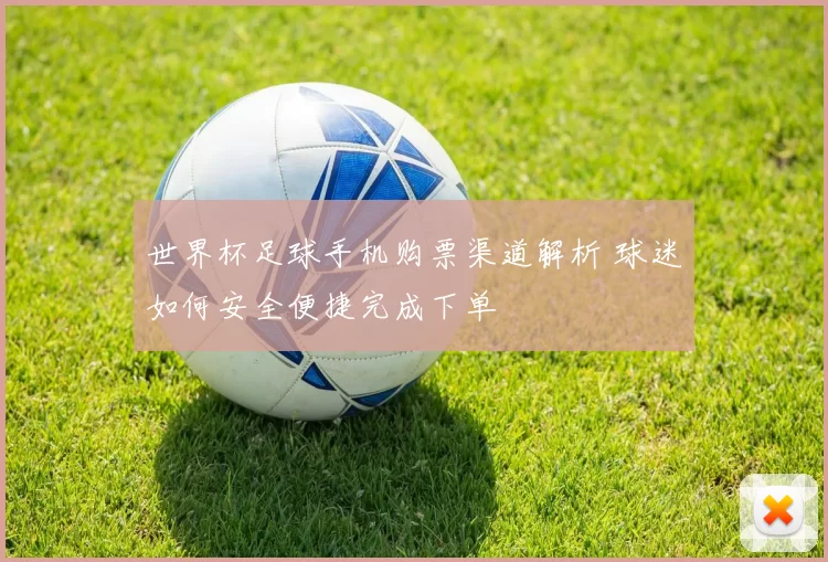 世界杯足球手机购票渠道解析 球迷如何安全便捷完成下单